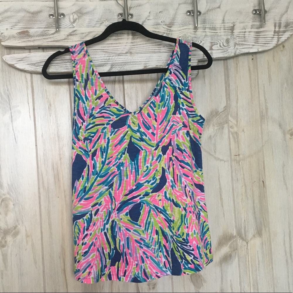 Lilly Pulitzer 100% Cotton Tank Small